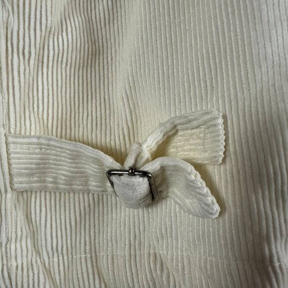 Vintage Marsh Landing Cords Women's Cream Corduroy Quilted Lined Jacket W/ Adjus - Picture 6 of 15